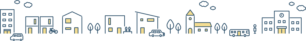 街中のイラスト